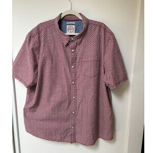 Fatface Mens XXXL‎ │ Regular Fit Button Down │ Diamond Shaped Geometric Pattern